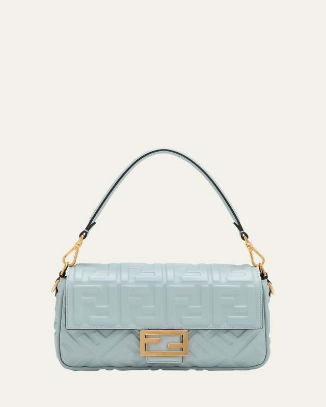 FF Logo Baguette Shoulder Bag